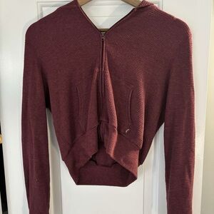 TNA waffle zip hoodie Size Small